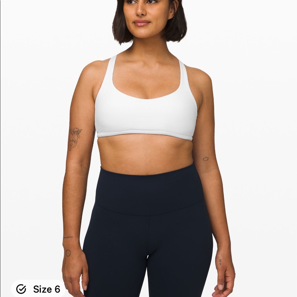 Lululemon Free to be Wild Bra 6 White